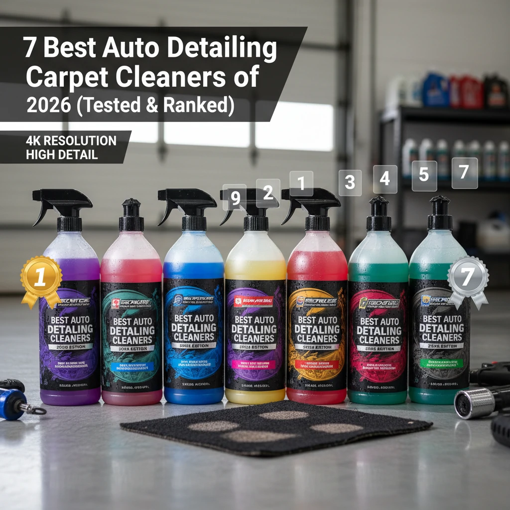 7 Best Auto Detailing Carpet Cleaners of 2026 (Tested & Ranked)