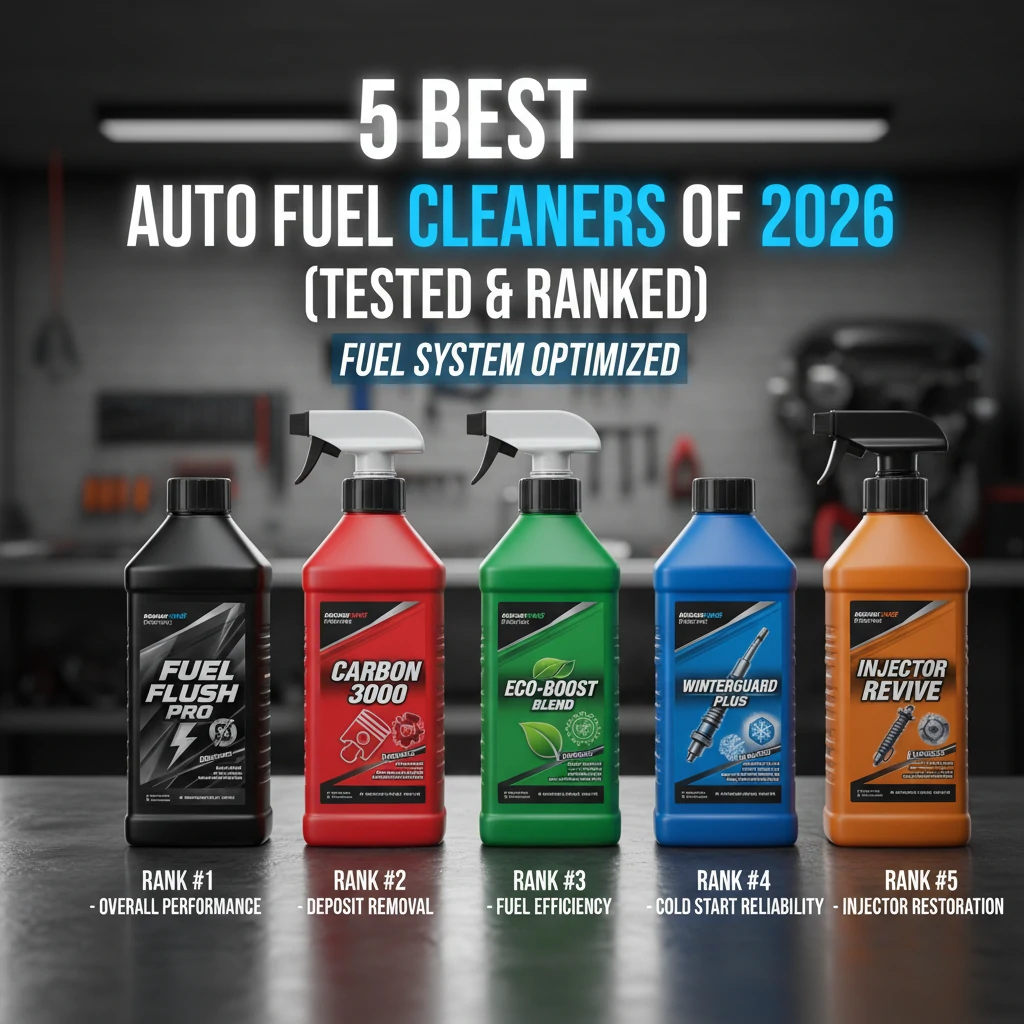 5 Best Auto Fuel Cleaners of 2026 (Tested & Ranked)