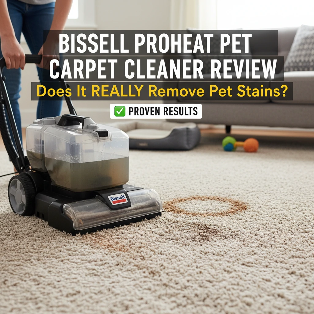 Bissell ProHeat Pet Carpet Cleaner Review: Does It REALLY Remove Pet Stains?