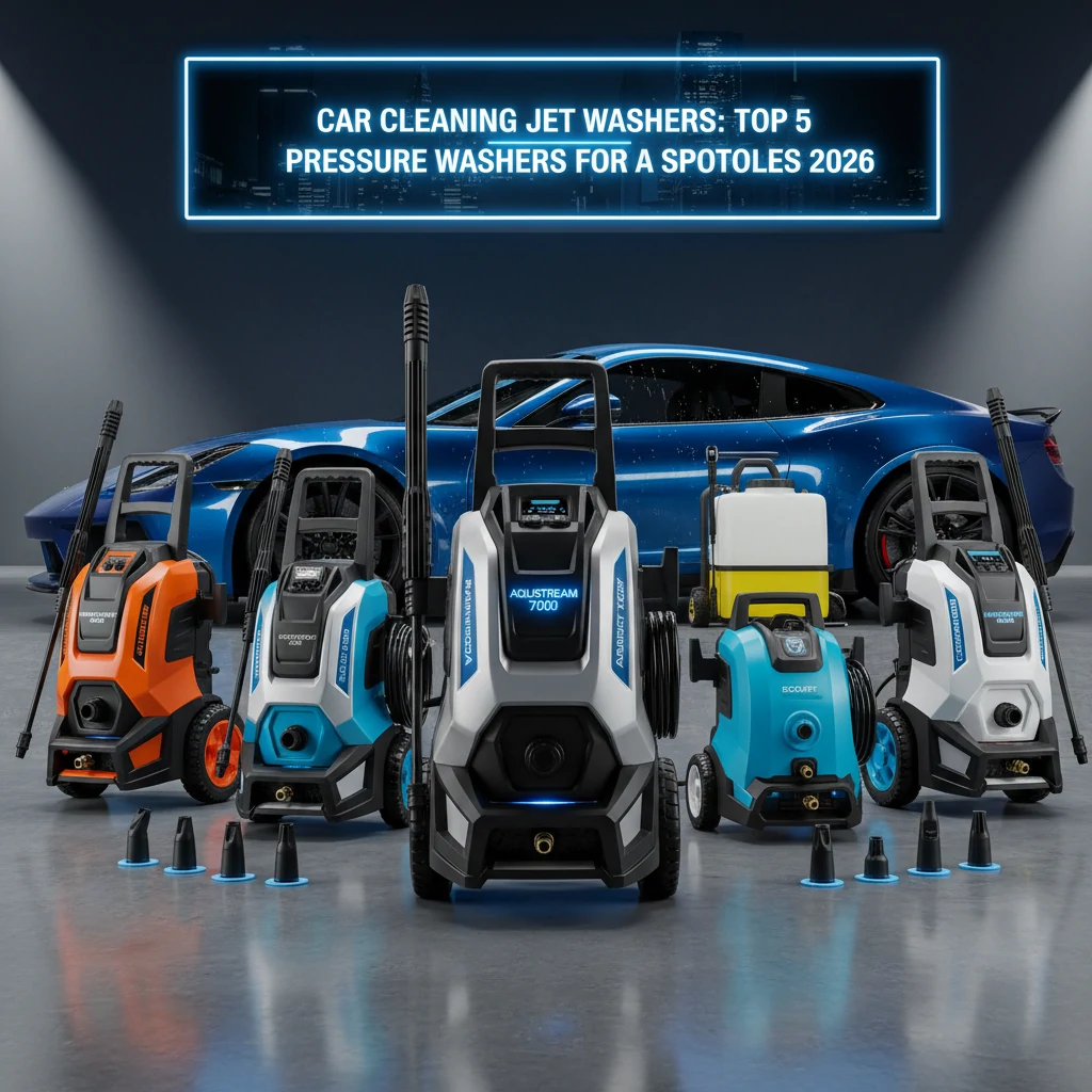 Car Cleaning Jet Washers: Top 5 Pressure Washers for a Spotless 2026