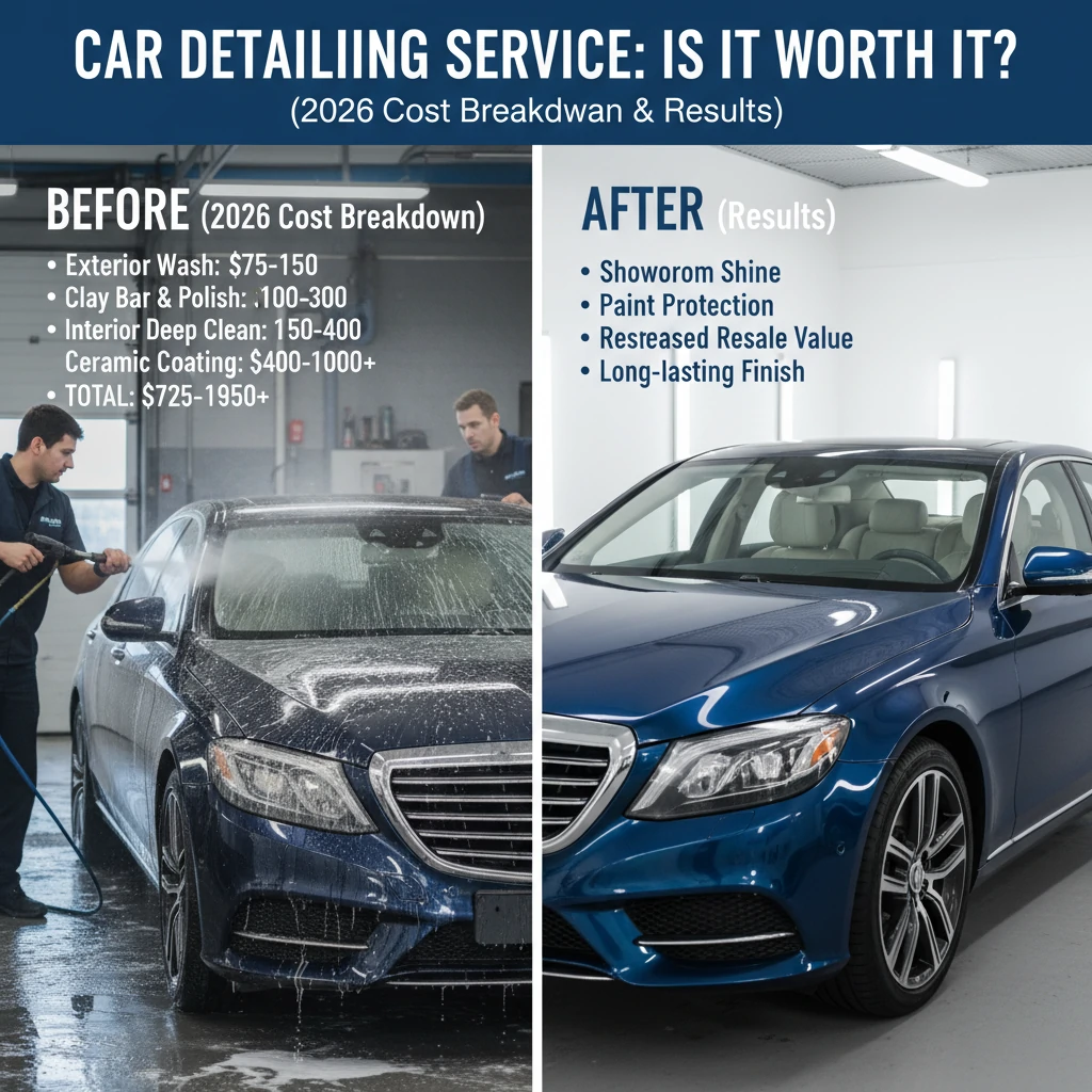 Car Detailing Service: Is It Worth It? (2026 Cost Breakdown & Results)