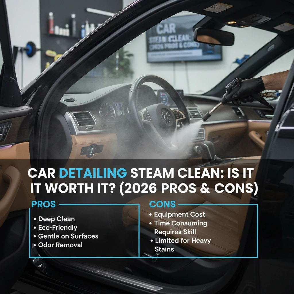 Car Detailing Steam Clean: Is It Worth It? (2026 Pros & Cons)