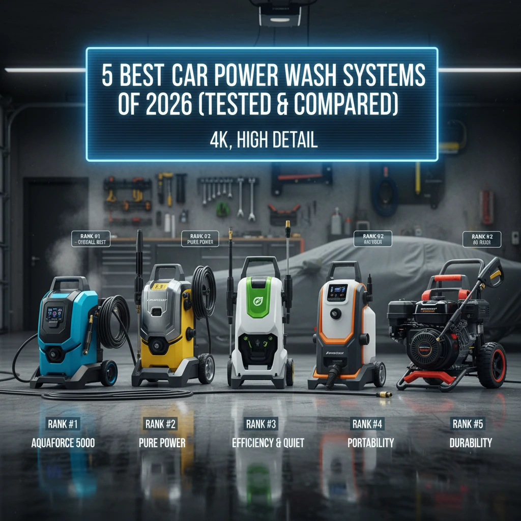 5 Best Car Power Wash Systems of 2026 (Tested & Compared)