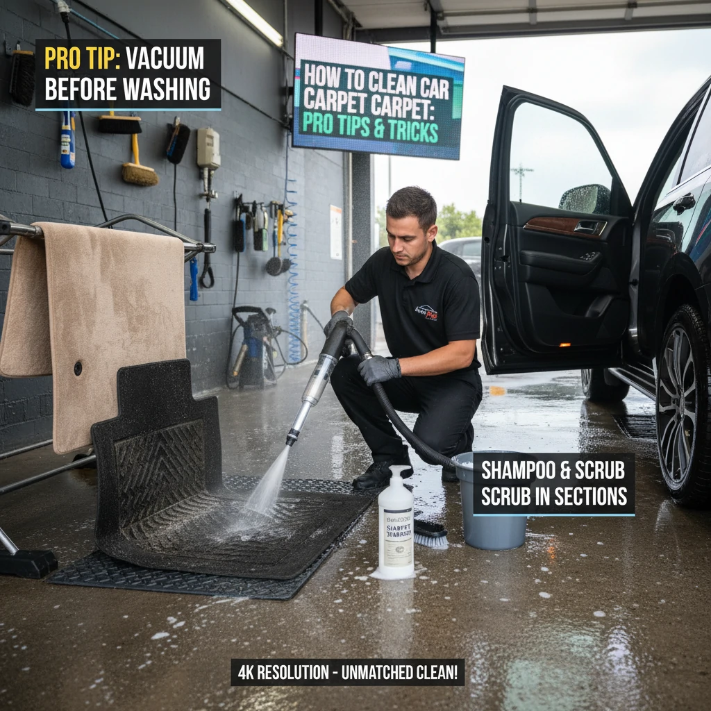 How to Clean Car Carpet at a Car Wash: Pro Tips & Tricks