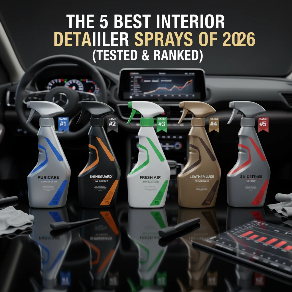 The 5 Best Interior Detailer Sprays of 2026 (Tested & Ranked)